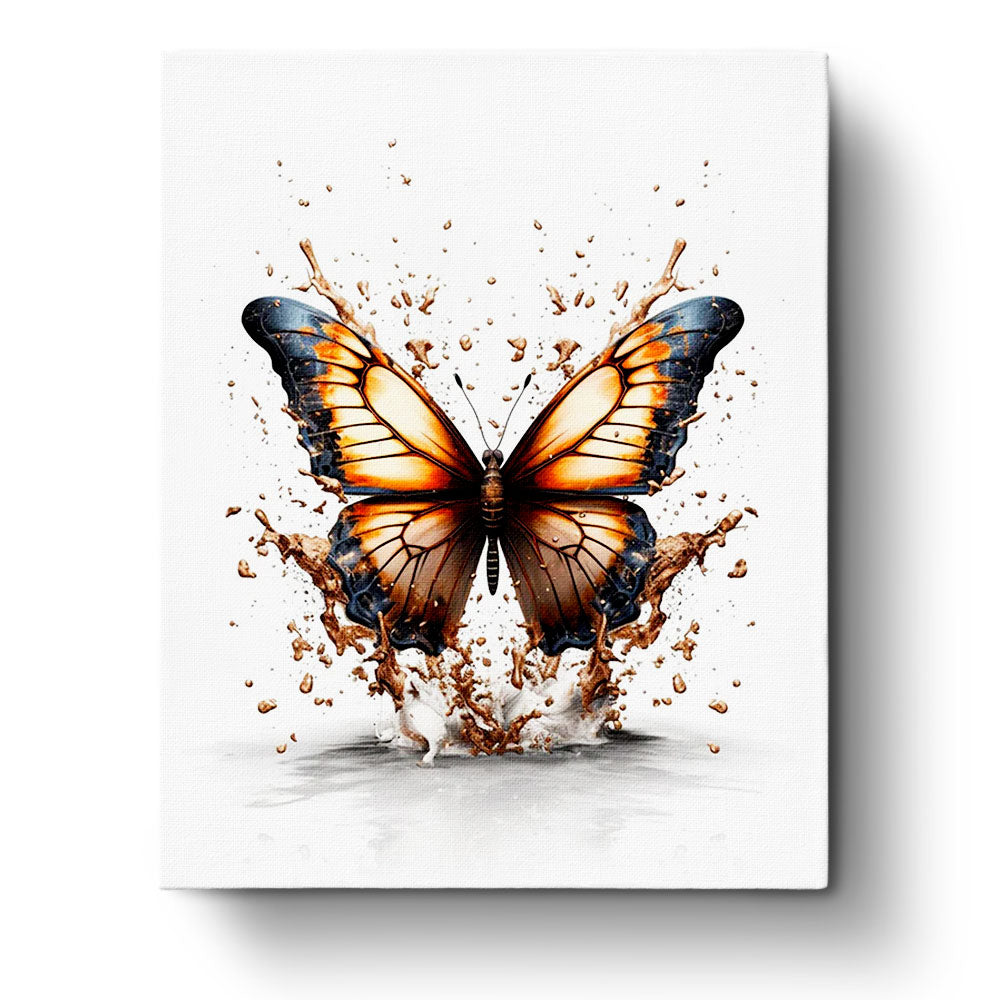 Fixed paint by numbers kit, 24 colors, 16x20in. Bold butterfly splash. Perfect for relaxation and creativity.