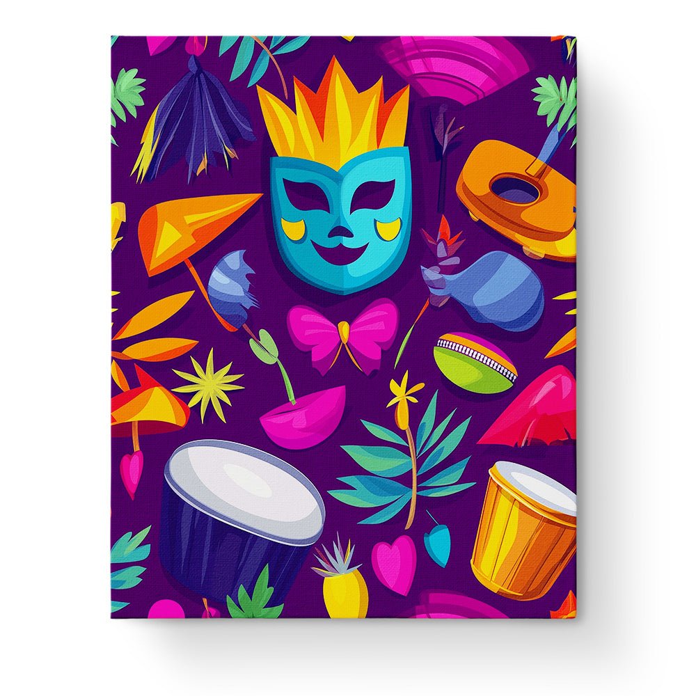 Carnival of Colors - Festival of the world - BestPaintByNumbers - Paint by Numbers Custom Kit