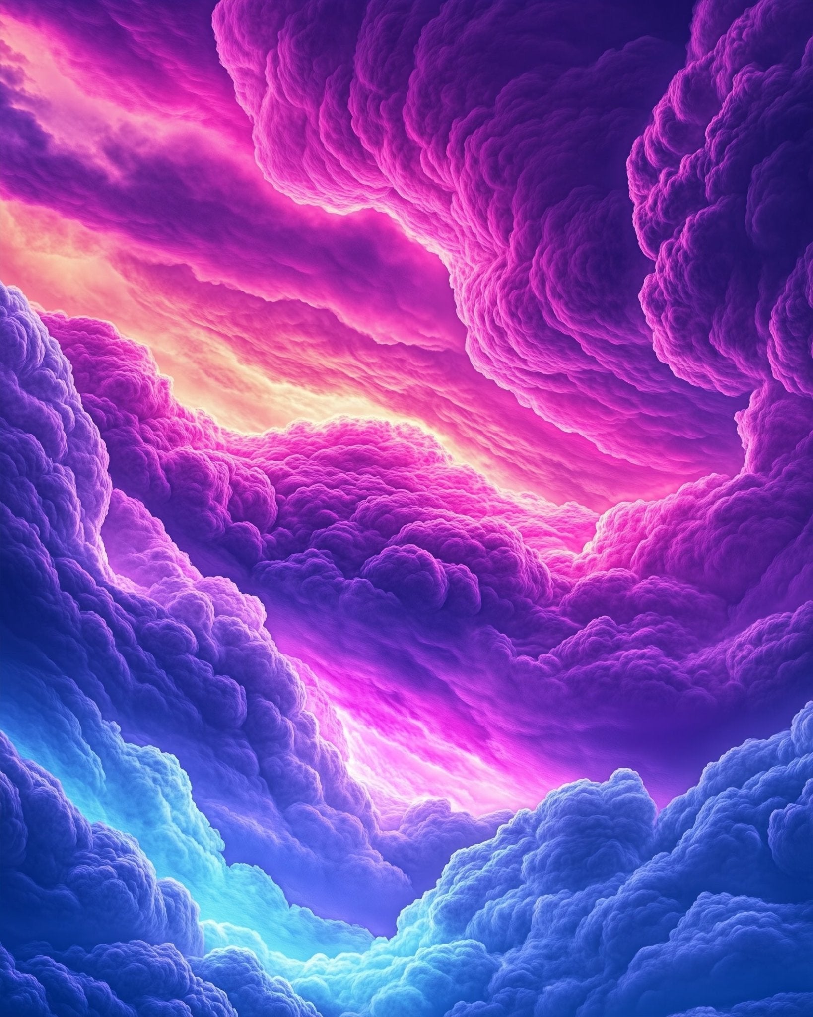 Celestial Cloudscape - Galaxies - BestPaintByNumbers - Paint by Numbers Custom Kit