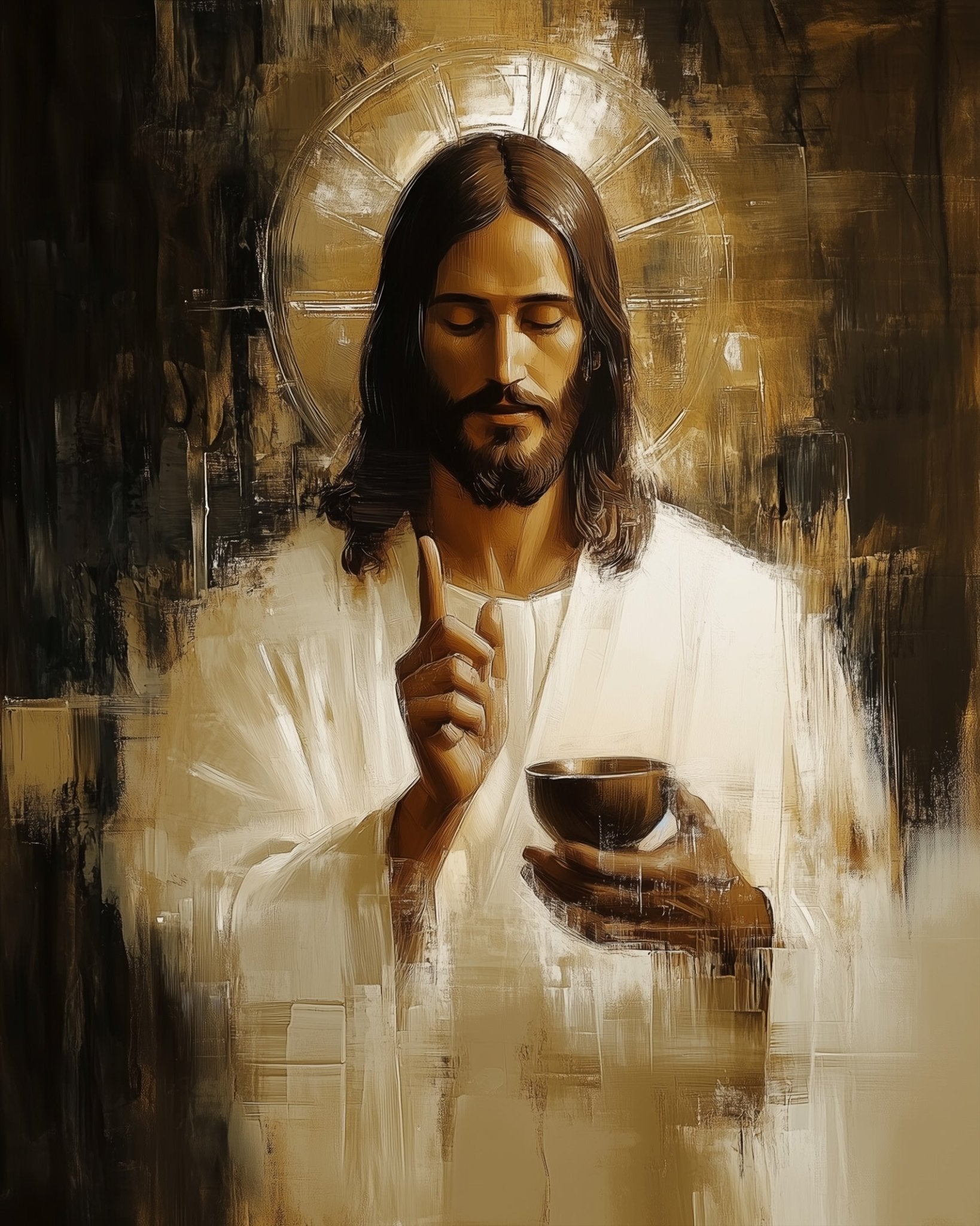 Divine Serenity - painting - BestPaintByNumbers - Paint by Numbers Custom Kit