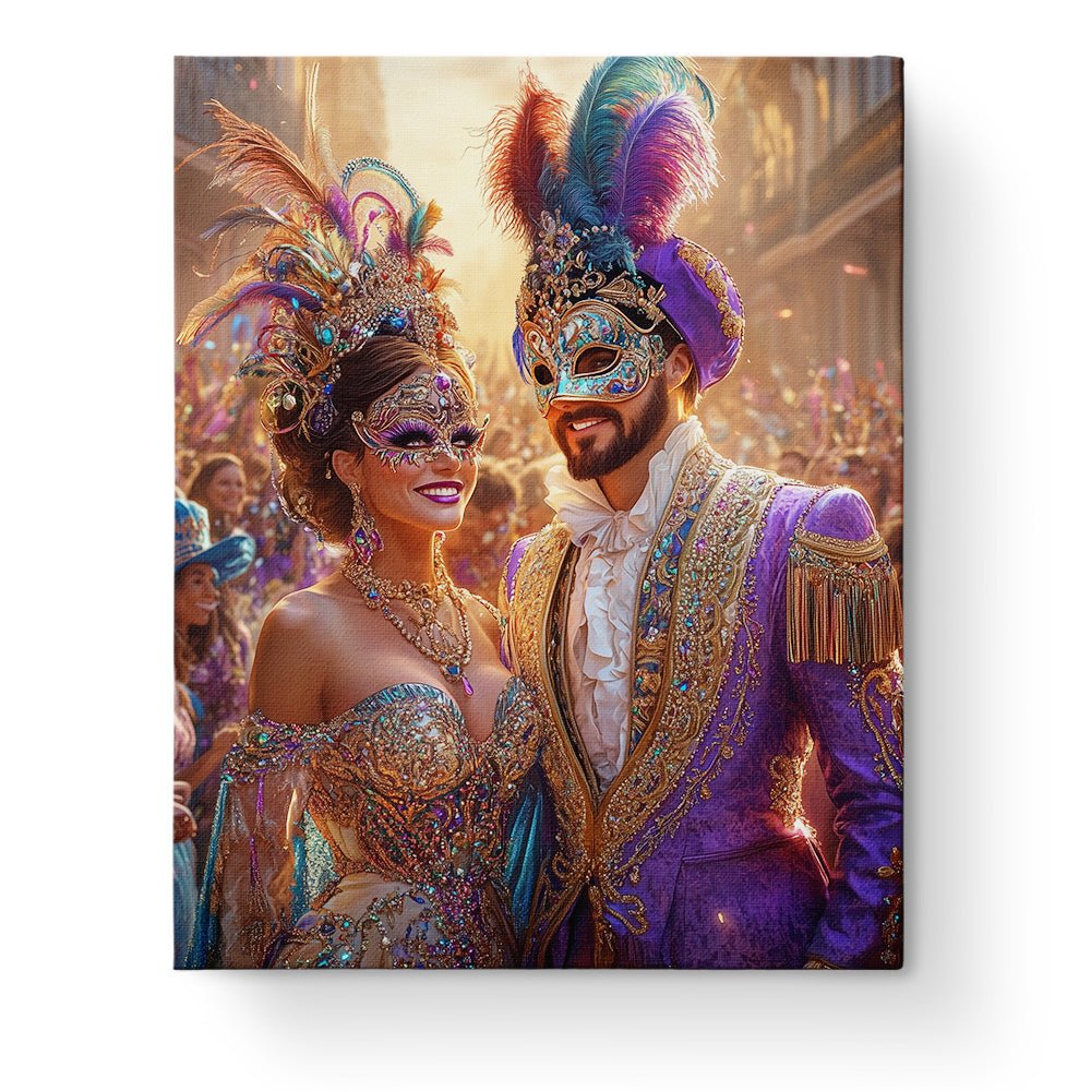Elegant Carnival in Venice - Festival of the world - BestPaintByNumbers - Paint by Numbers Custom Kit