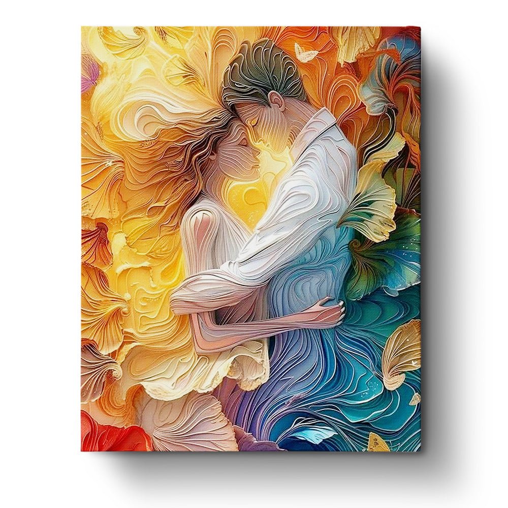 Embrace of Colors - Romance - BestPaintByNumbers - Paint by Numbers Custom Kit