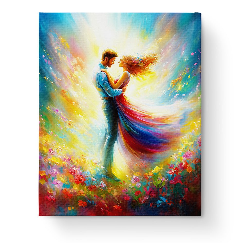 Embrace of Colors - Romance - BestPaintByNumbers - Paint by Numbers Custom Kit