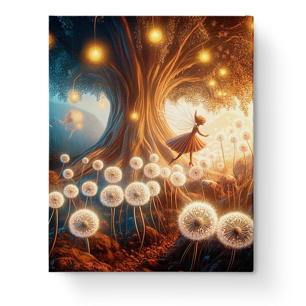 Enchanted Dandelion Forest - Fairy Tail - BestPaintByNumbers - Paint by Numbers Custom Kit
