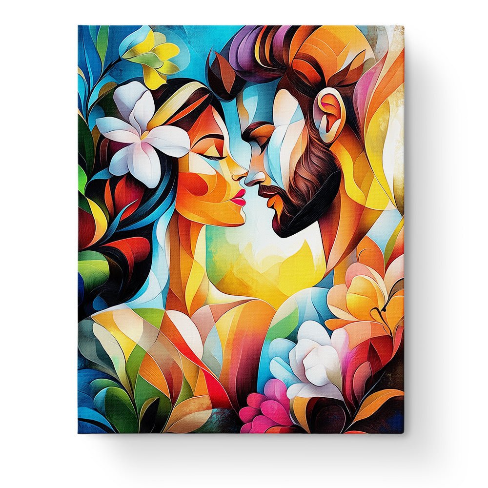 Enchanted Embrace - Romance - BestPaintByNumbers - Paint by Numbers Custom Kit