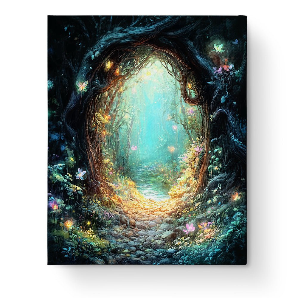 Enchanted Forest Pathway - Fairy Tail - BestPaintByNumbers - Paint by Numbers Custom Kit