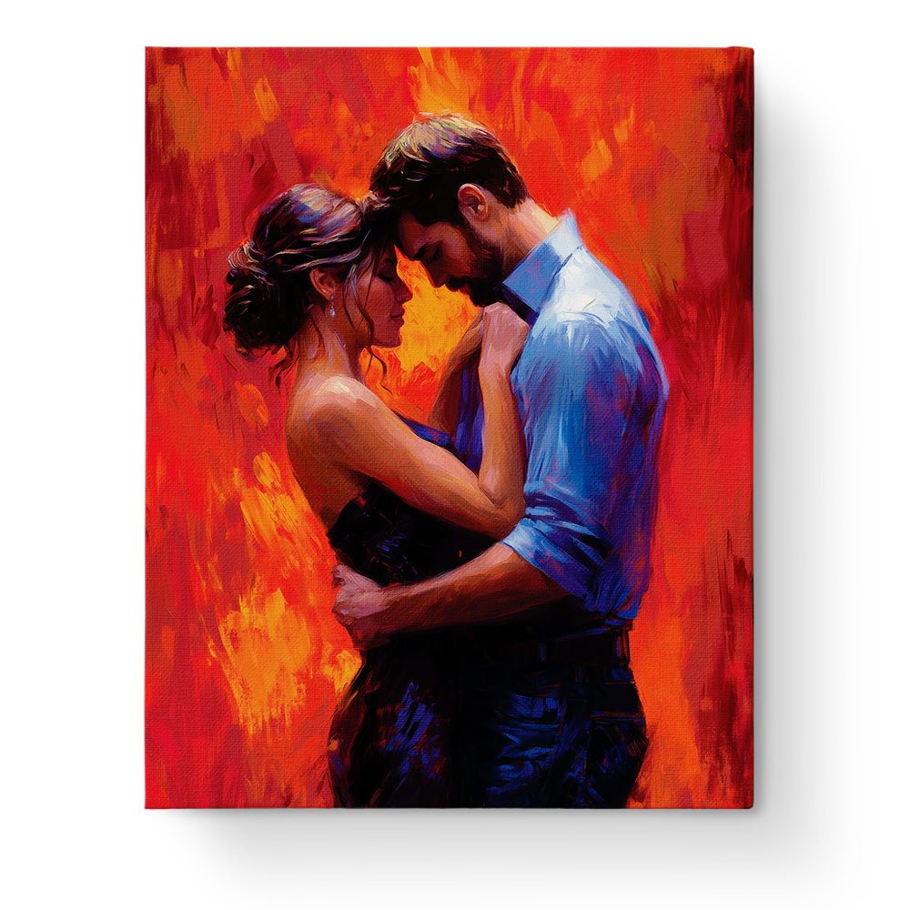 Enchanting Embrace - Romance - BestPaintByNumbers - Paint by Numbers Custom Kit