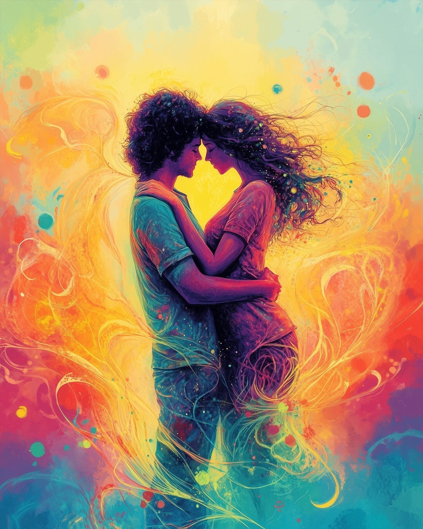 Eternal Embrace - Romance - BestPaintByNumbers - Paint by Numbers Custom Kit