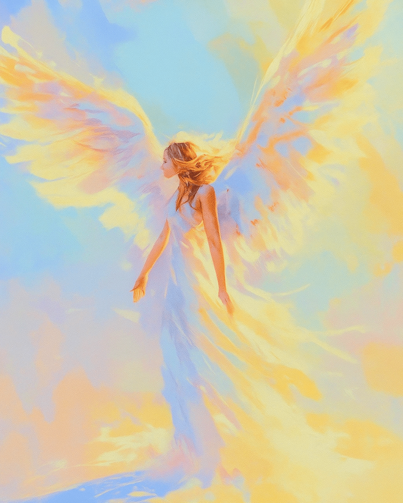 Ethereal Angel Painting - Mexico - BestPaintByNumbers - Paint by Numbers Custom Kit