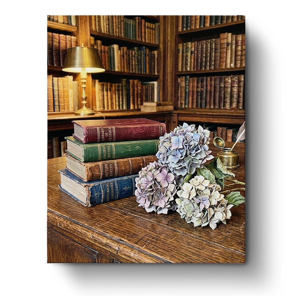 Library Blooms - Flowers - BestPaintByNumbers - Paint by Numbers Custom Kit