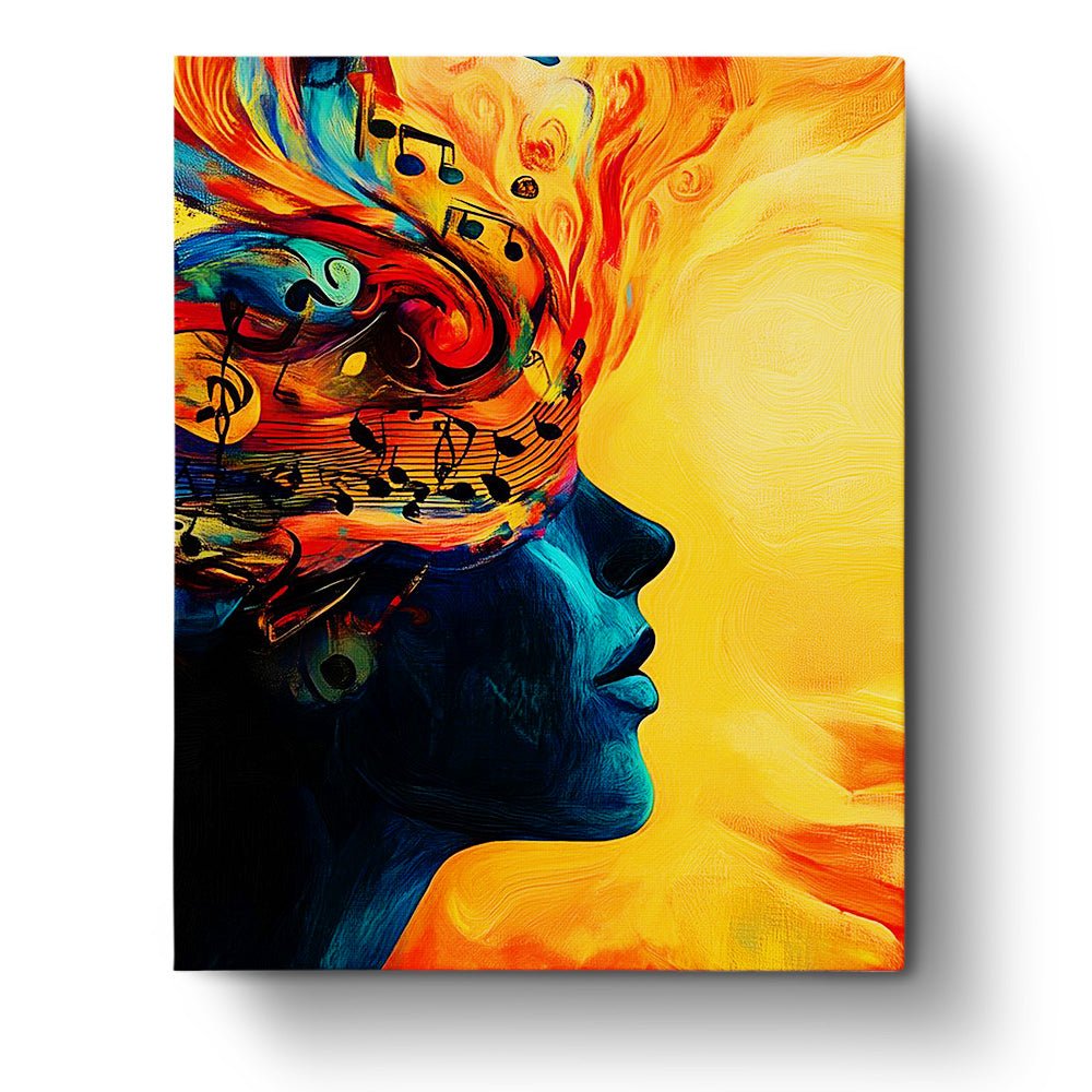 Musical Dreamscape - Surrealism - BestPaintByNumbers - Paint by Numbers Custom Kit