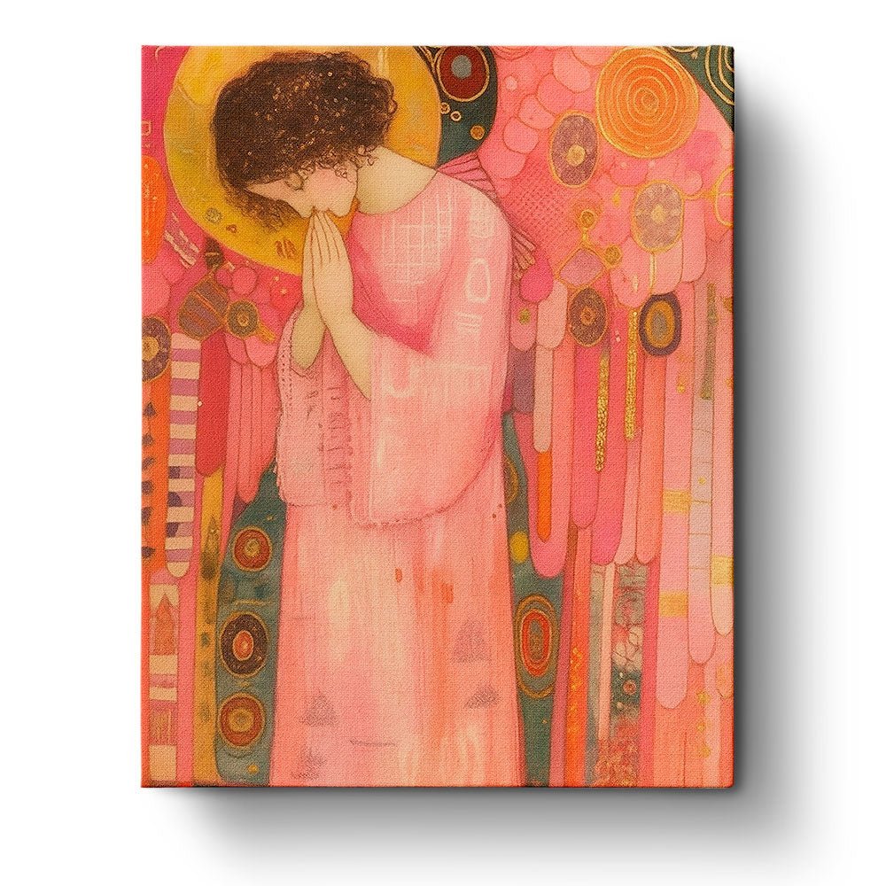 Mystical Angel in Pink - Mexico - BestPaintByNumbers - Paint by Numbers Custom Kit