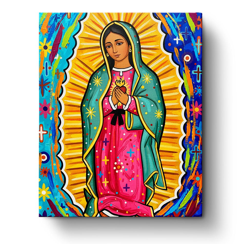 Our Lady of Guadalupe - Mexico - BestPaintByNumbers - Paint by Numbers Custom Kit