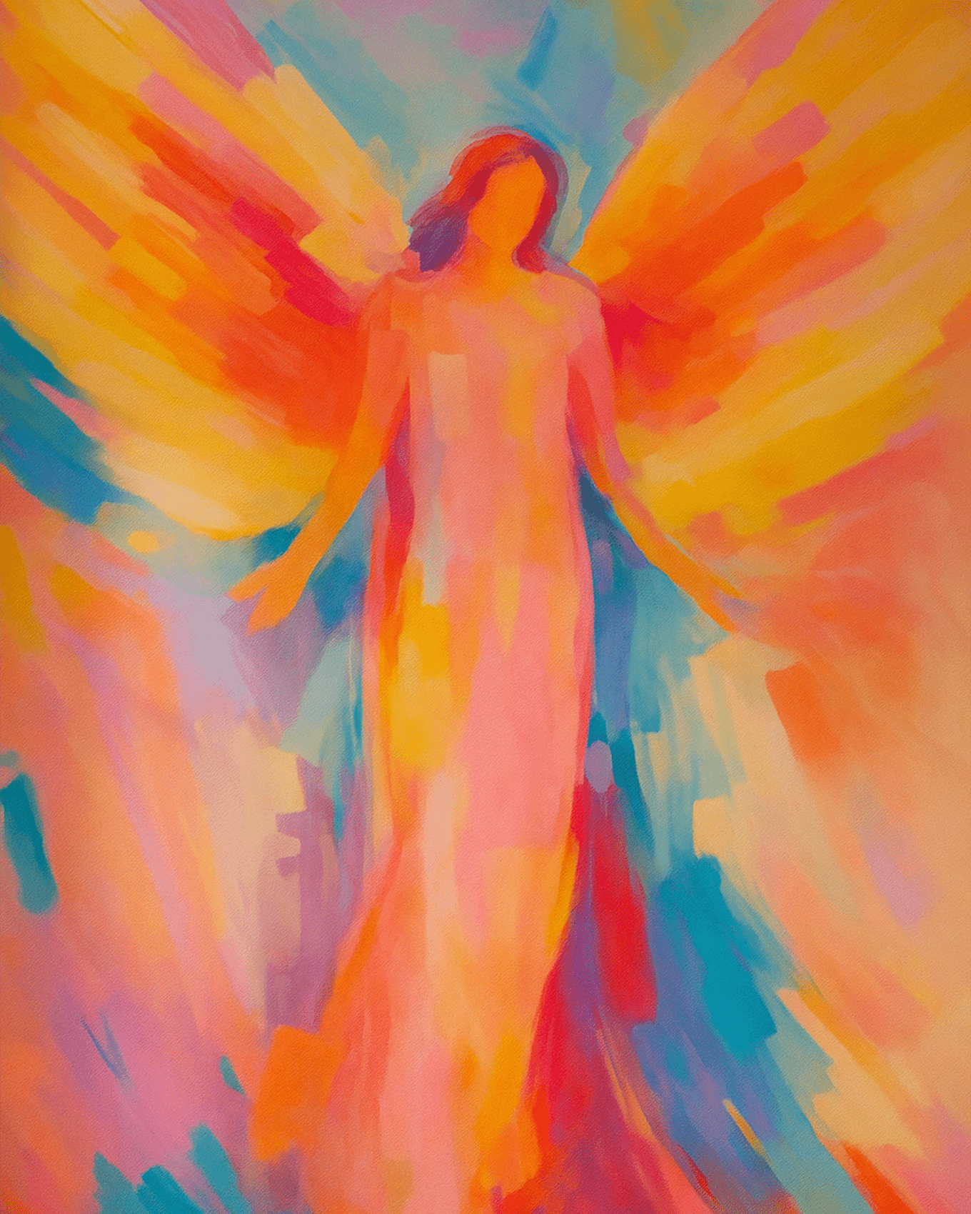 Radiant Angelic Glow - Mexico - BestPaintByNumbers - Paint by Numbers Custom Kit