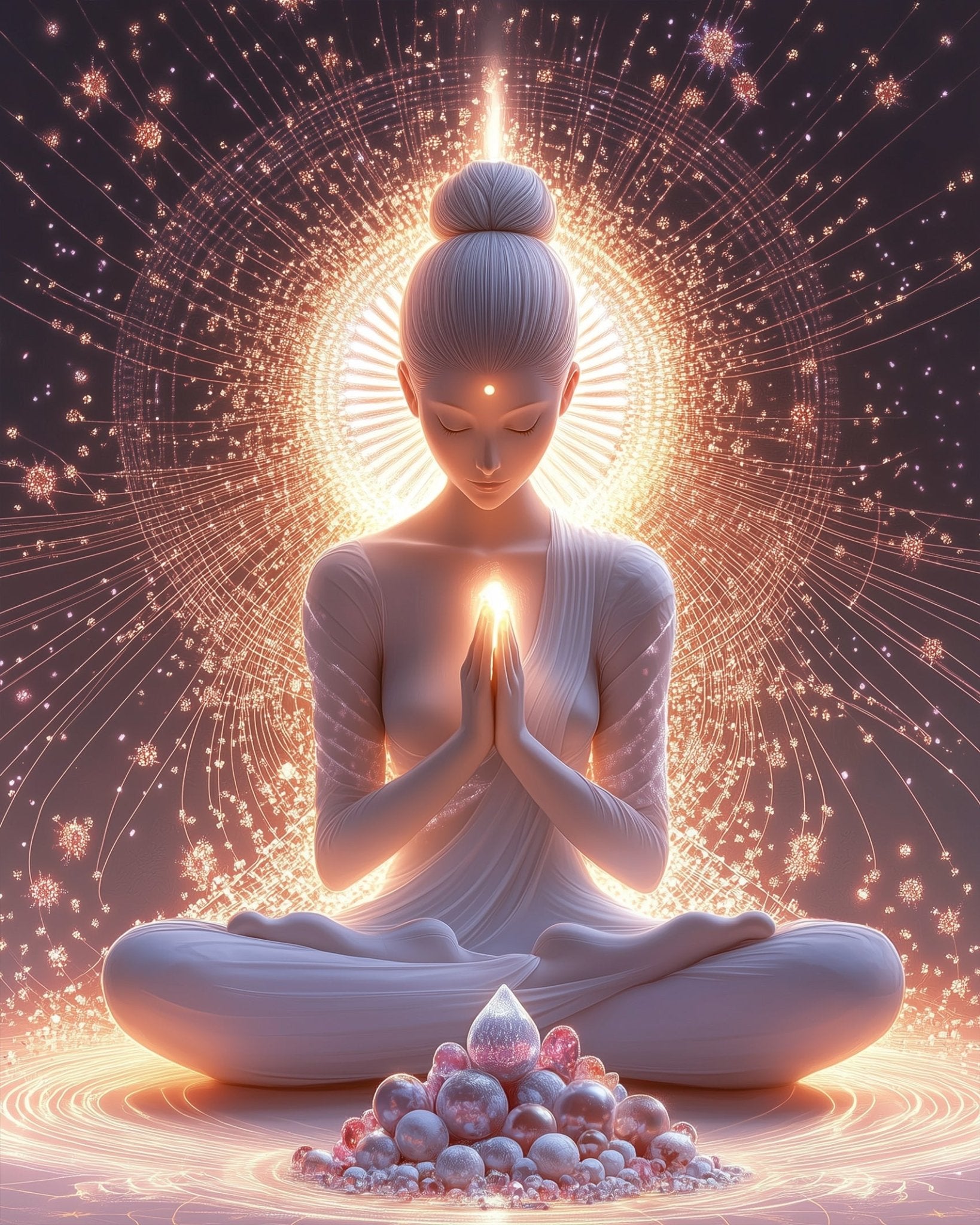 Serene Spirit - Meditation - BestPaintByNumbers - Paint by Numbers Custom Kit