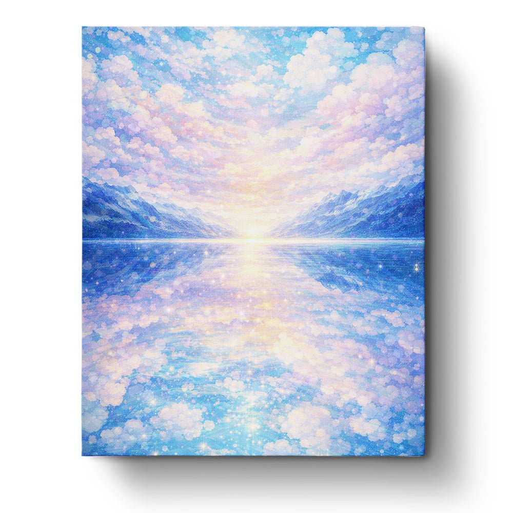 Sunset Reflections - Meditation - BestPaintByNumbers - Paint by Numbers Custom Kit