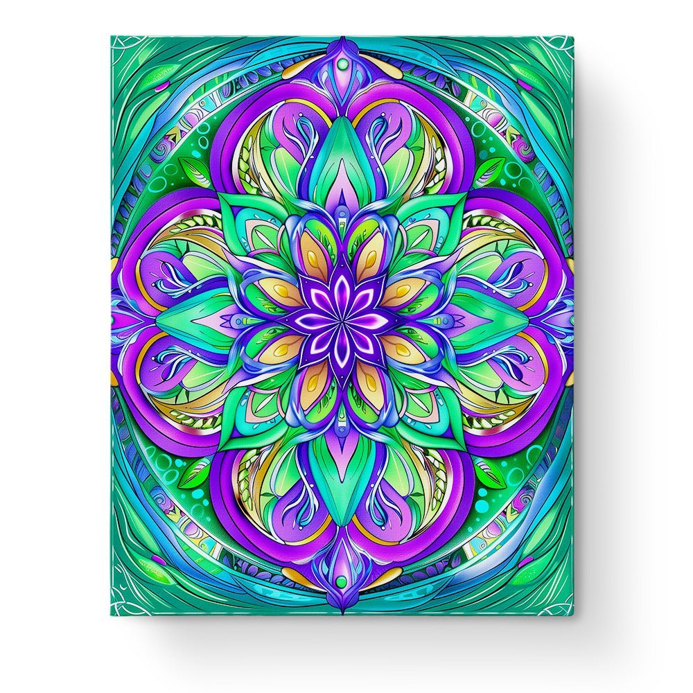 Vibrant Harmony - Mandalas - BestPaintByNumbers - Paint by Numbers Custom Kit