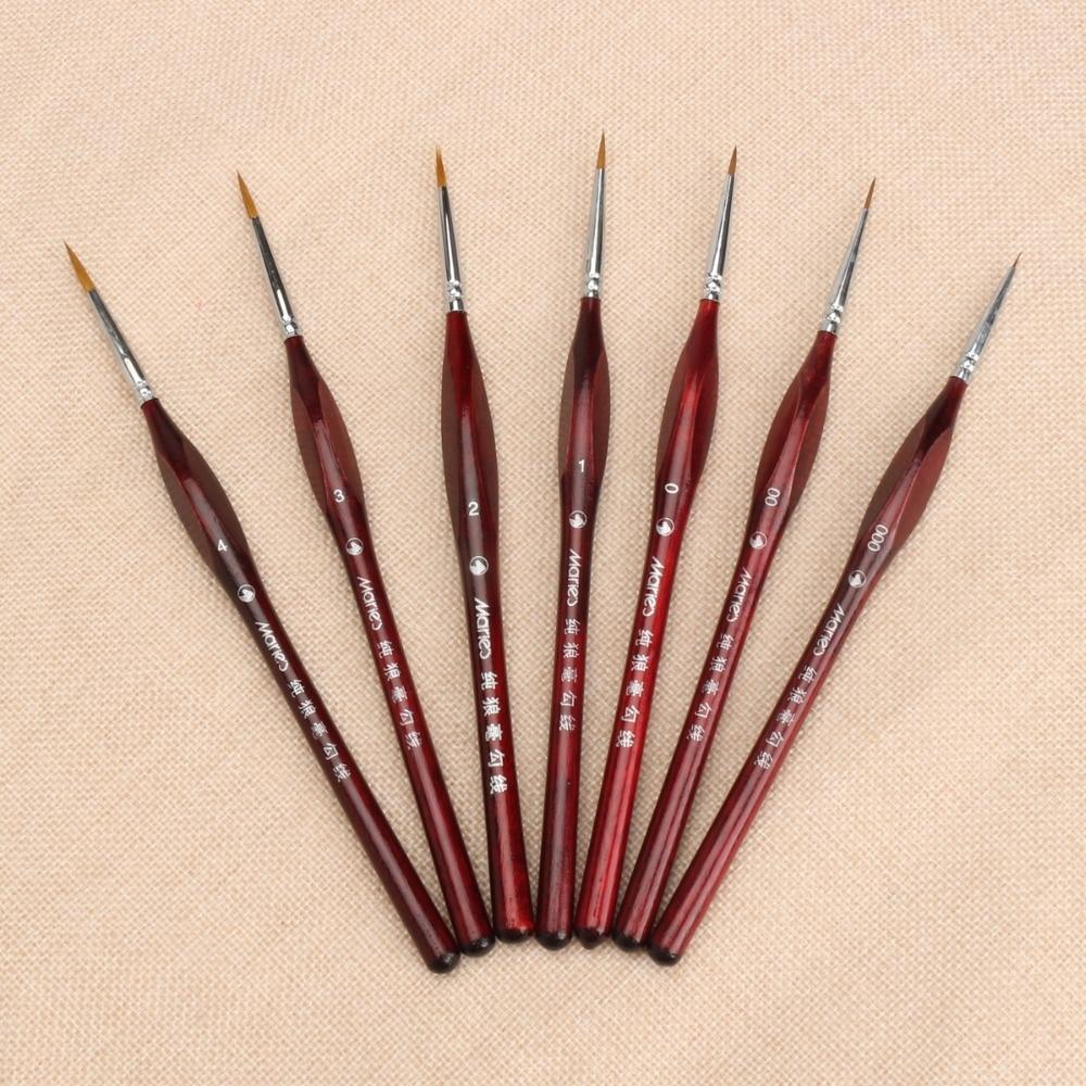 7x Premium Quality Paint Brushes - BestPaintByNumbers - Paint by Numbers Custom Kit