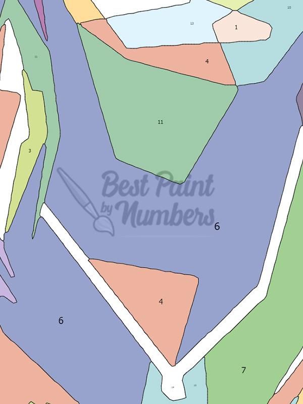Custom Pop Art COUPLE Portrait - BestPaintByNumbers - Paint by Numbers Custom Kit