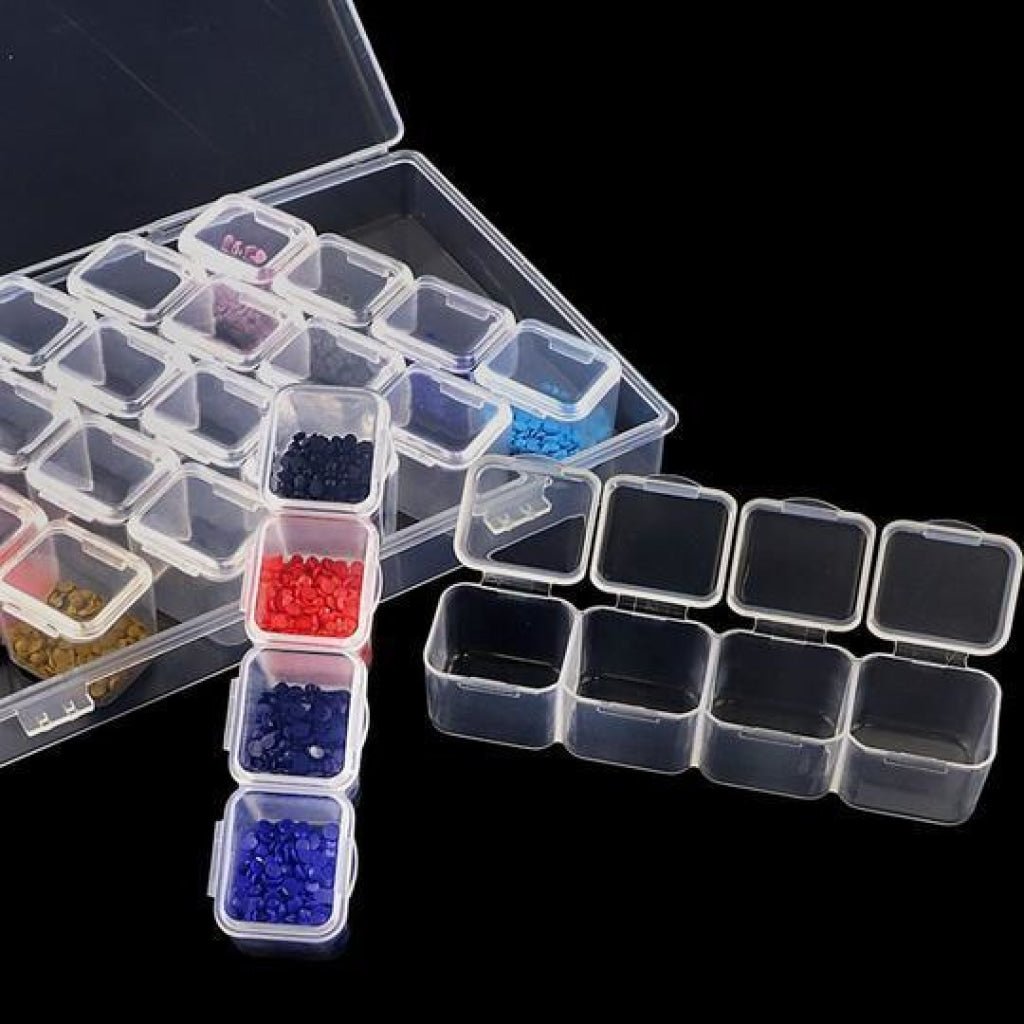 Diamond Organizer Box - Set of 28 - BestPaintByNumbers - Paint by Numbers Custom Kit