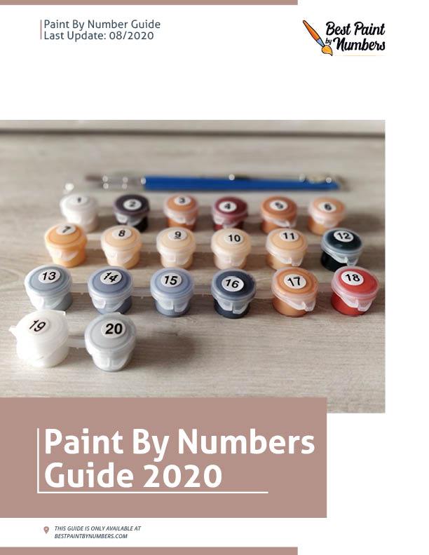 Ebook guide offers painting tips with numbered color samples. Ideal for beginners.
