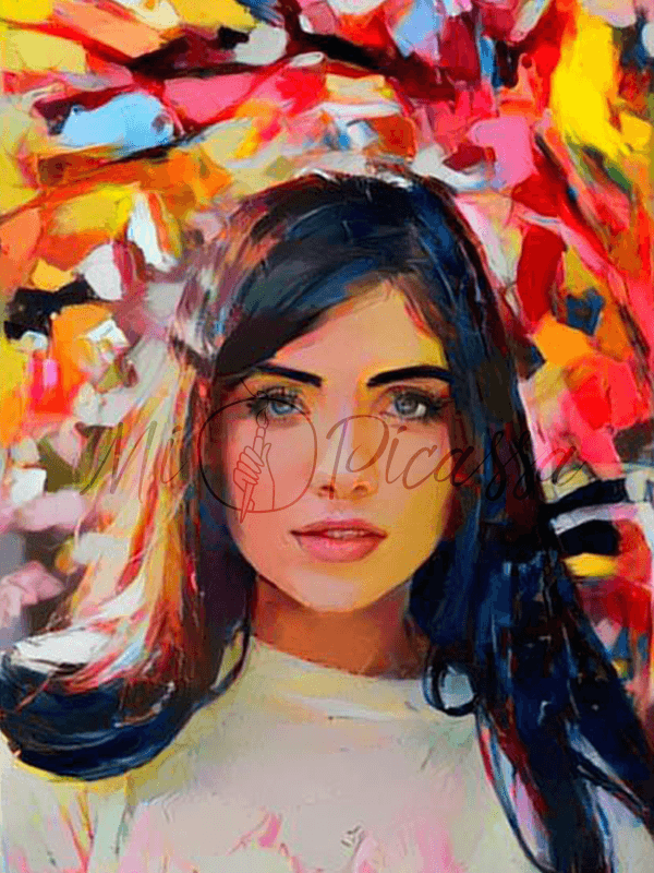 YOUR OWN PHOTO AS EXPRESSIONISM ART - BestPaintByNumbers - Paint by Numbers Custom Kit