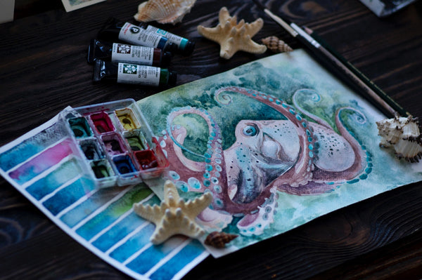 Art Ideas Without Paint: Make Your Own Watercolor Paint! - BestPaintByNumbers
