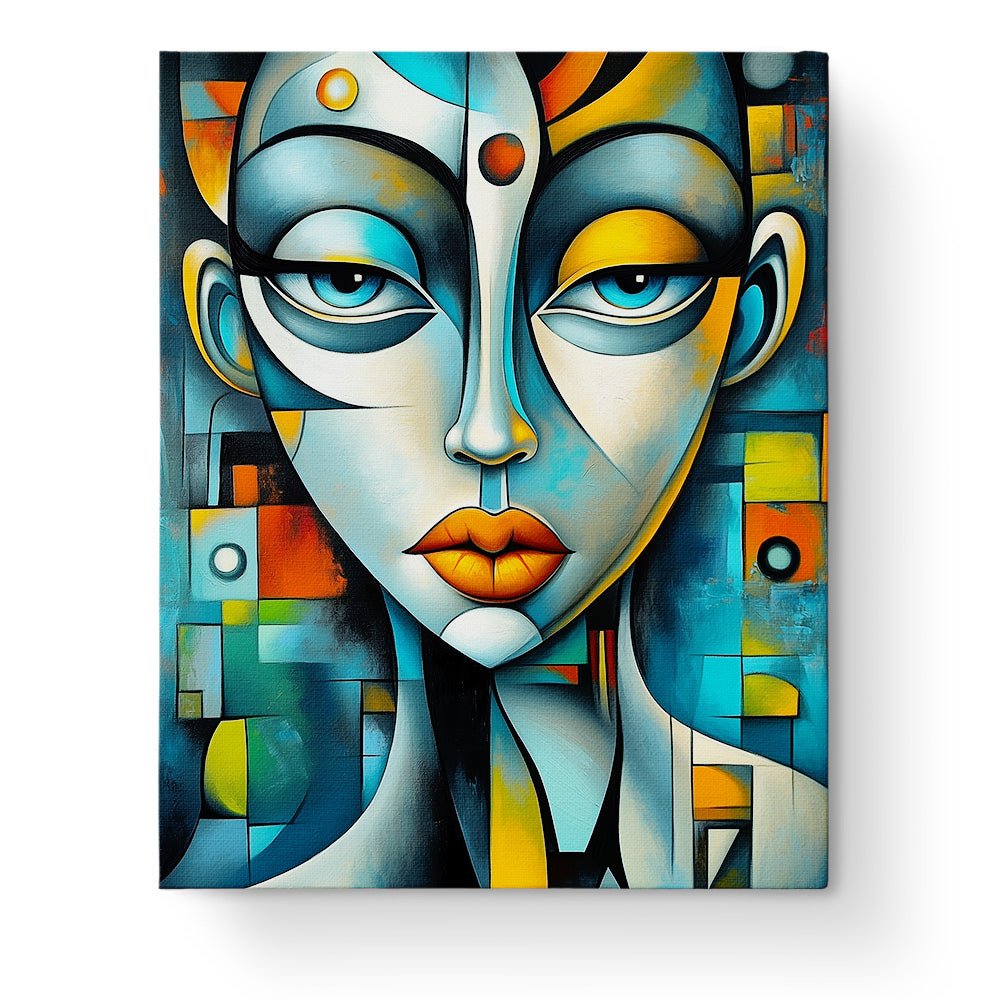 Abstract Faces - Cubism - BestPaintByNumbers - Paint by Numbers Custom Kit