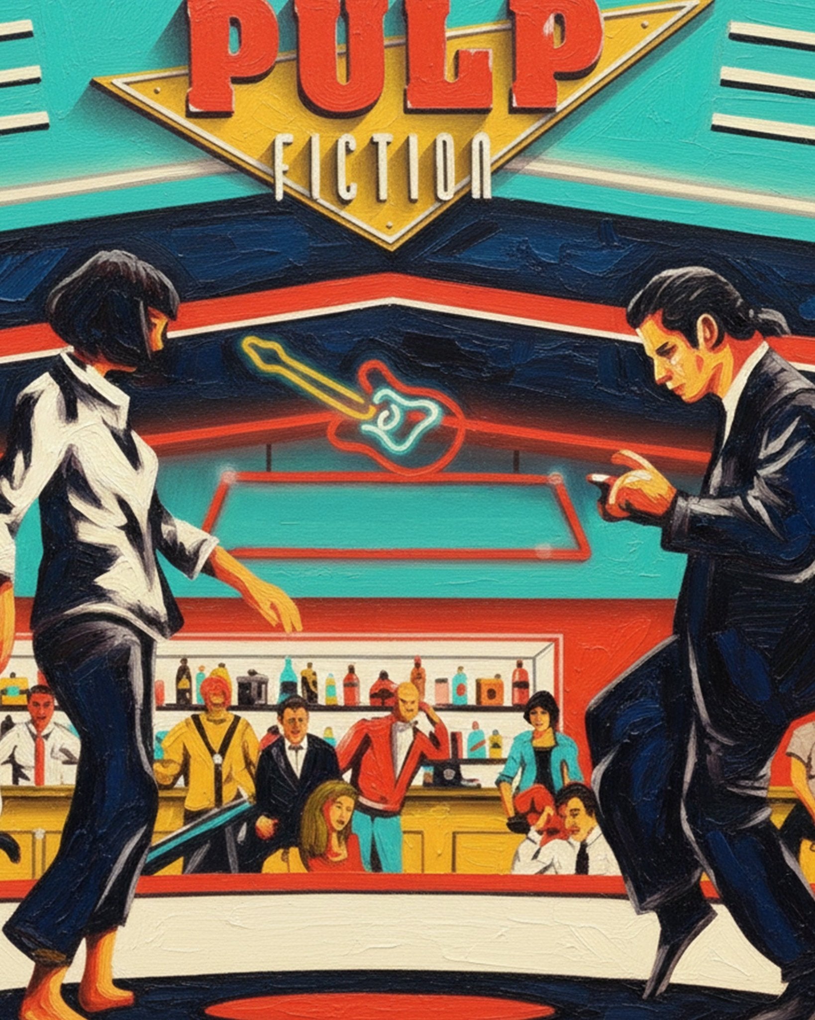 Dance Scene Extravaganza - Movies - BestPaintByNumbers - Paint by Numbers Custom Kit