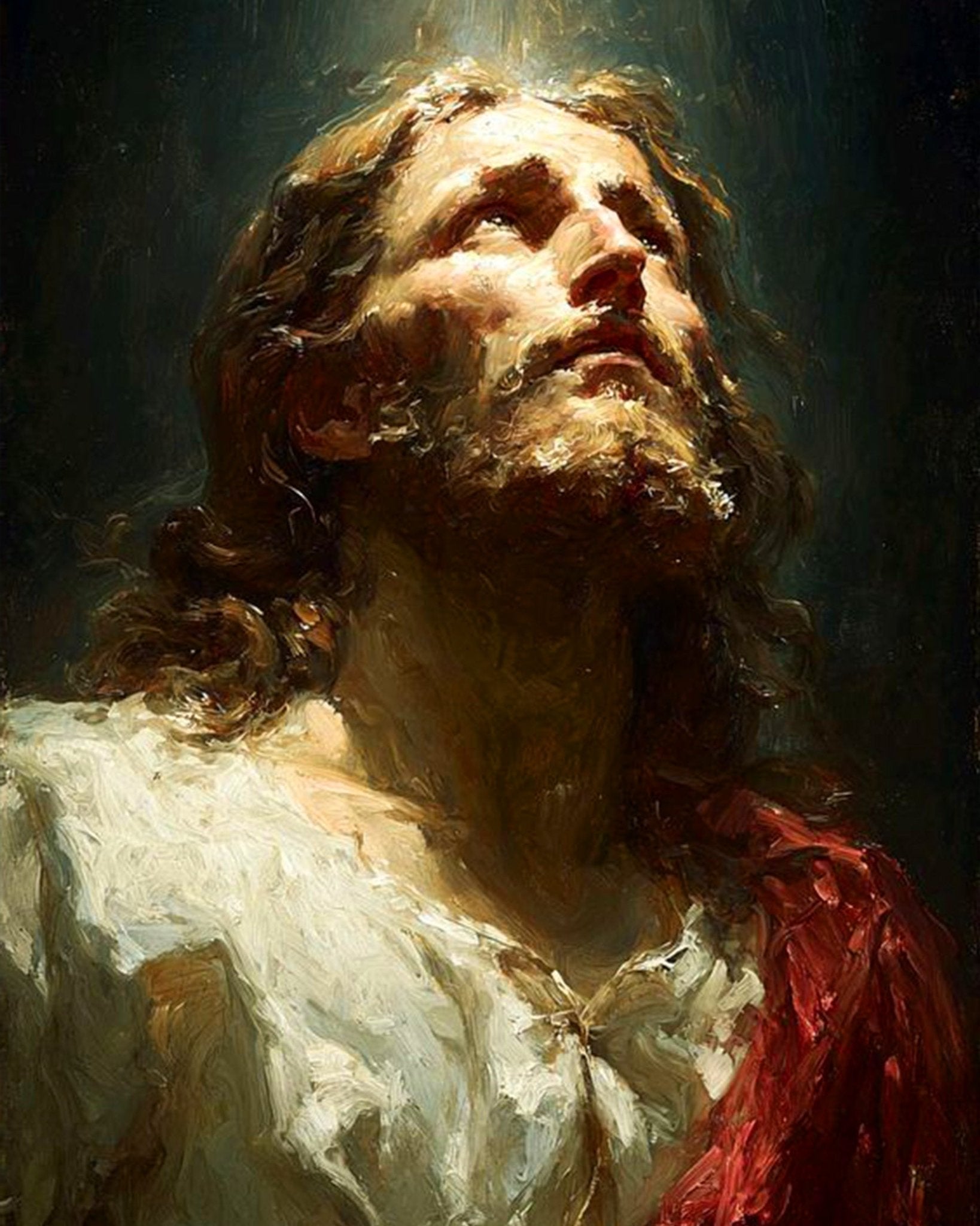 Divine Contemplation - Religion - BestPaintByNumbers - Paint by Numbers Custom Kit