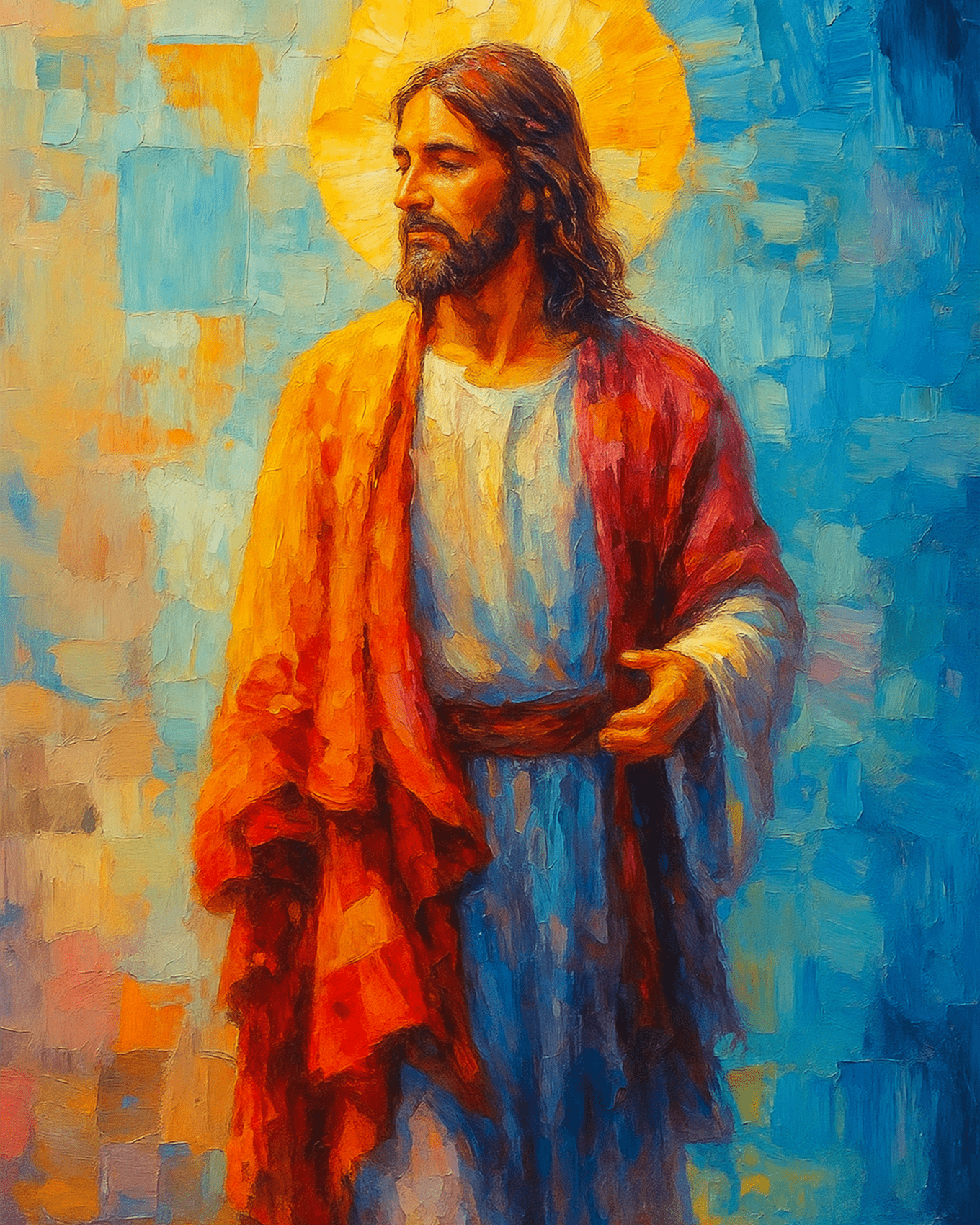 Divine Radiance Portrait - Mexico - BestPaintByNumbers - Paint by Numbers Custom Kit