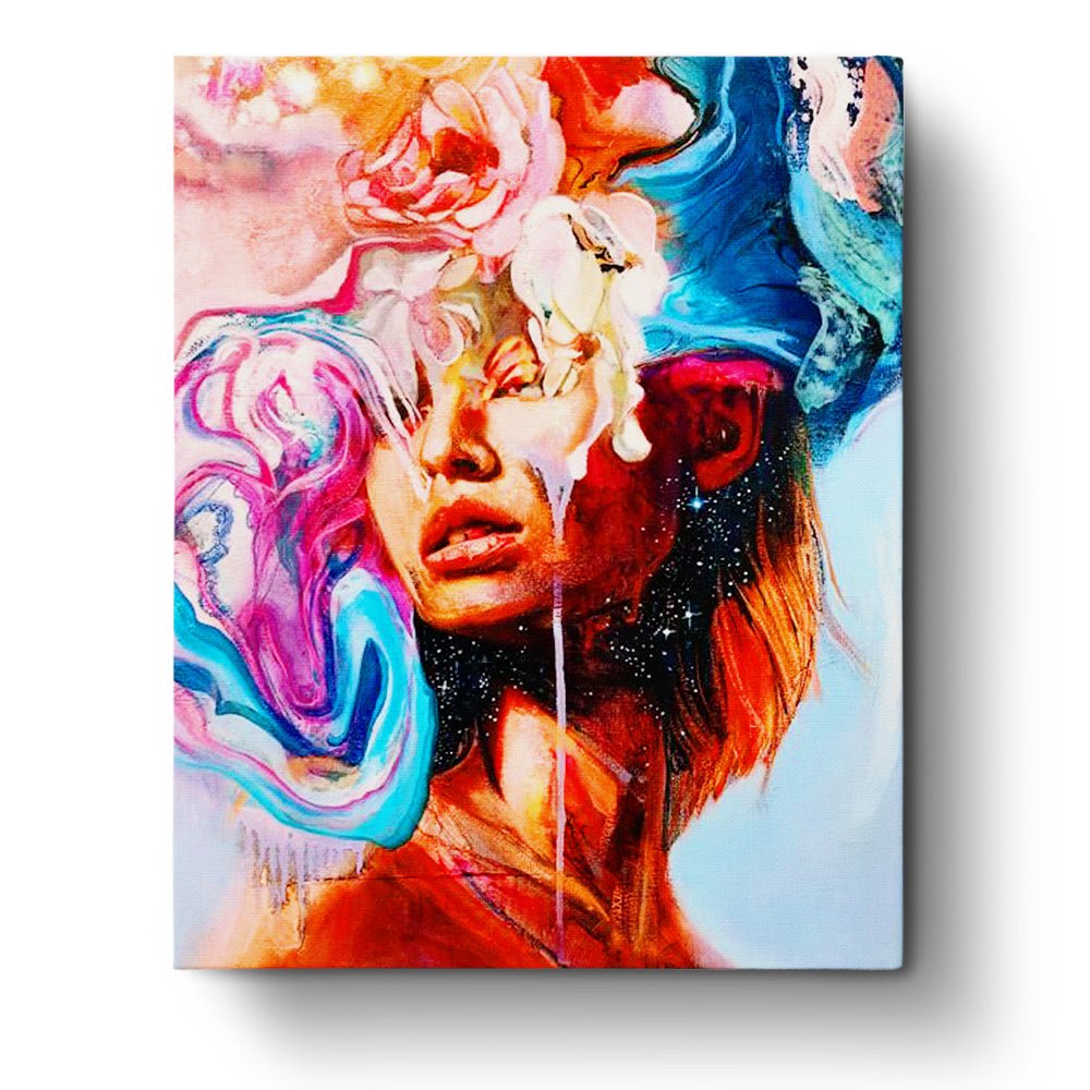 Dreamscape Blossoms - Surrealism - BestPaintByNumbers - Paint by Numbers Custom Kit