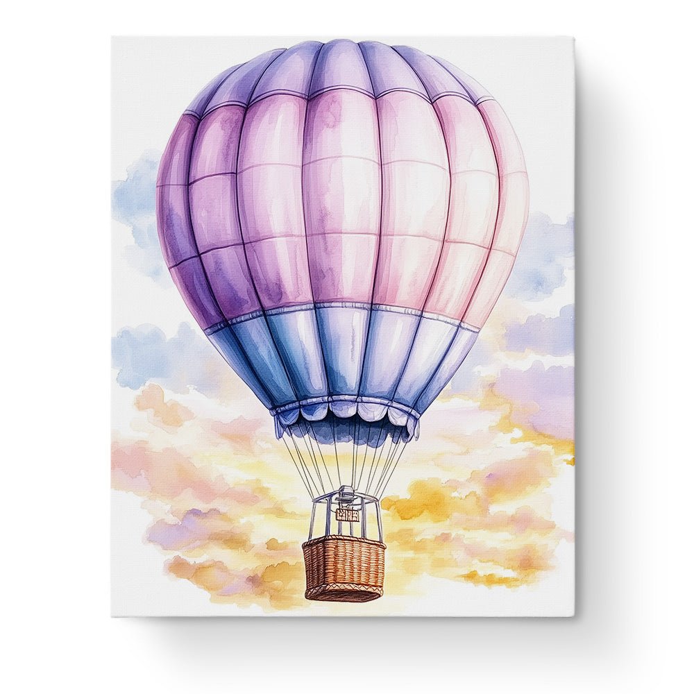 Dreamy Balloon Adventure - painting - BestPaintByNumbers - Paint by Numbers Custom Kit