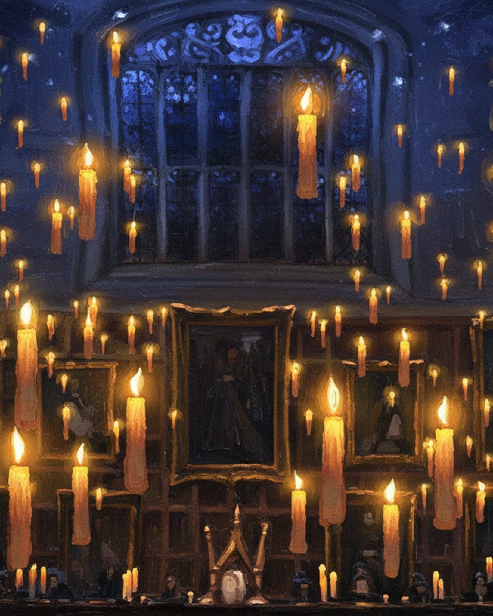 Enchanted Candlelight Scene - Movies - BestPaintByNumbers - Paint by Numbers Custom Kit
