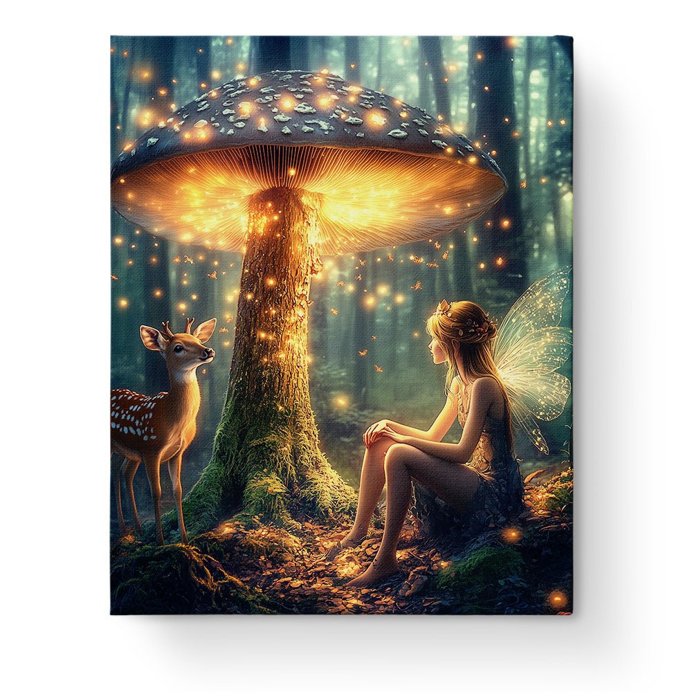 Enchanted Forest Gathering - Fairy Tail - BestPaintByNumbers - Paint by Numbers Custom Kit