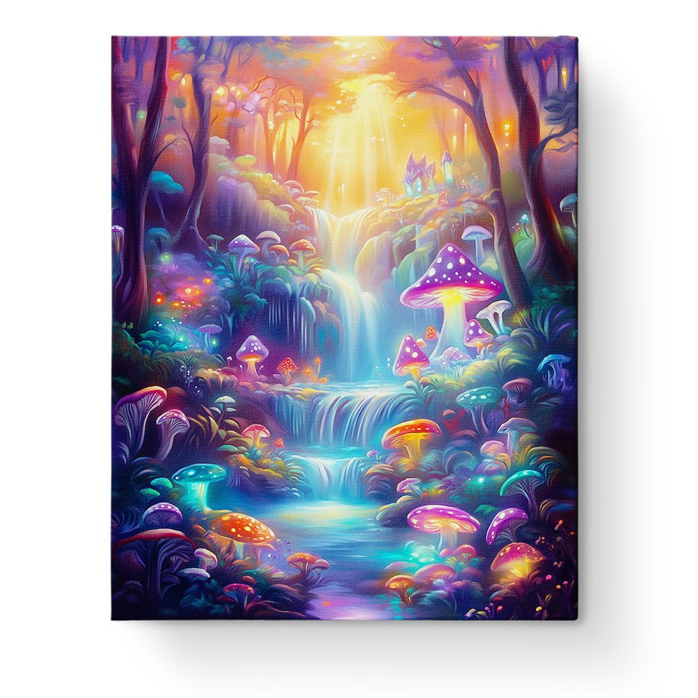 Enchanted Forest Glow - Fairy Tail - BestPaintByNumbers - Paint by Numbers Custom Kit