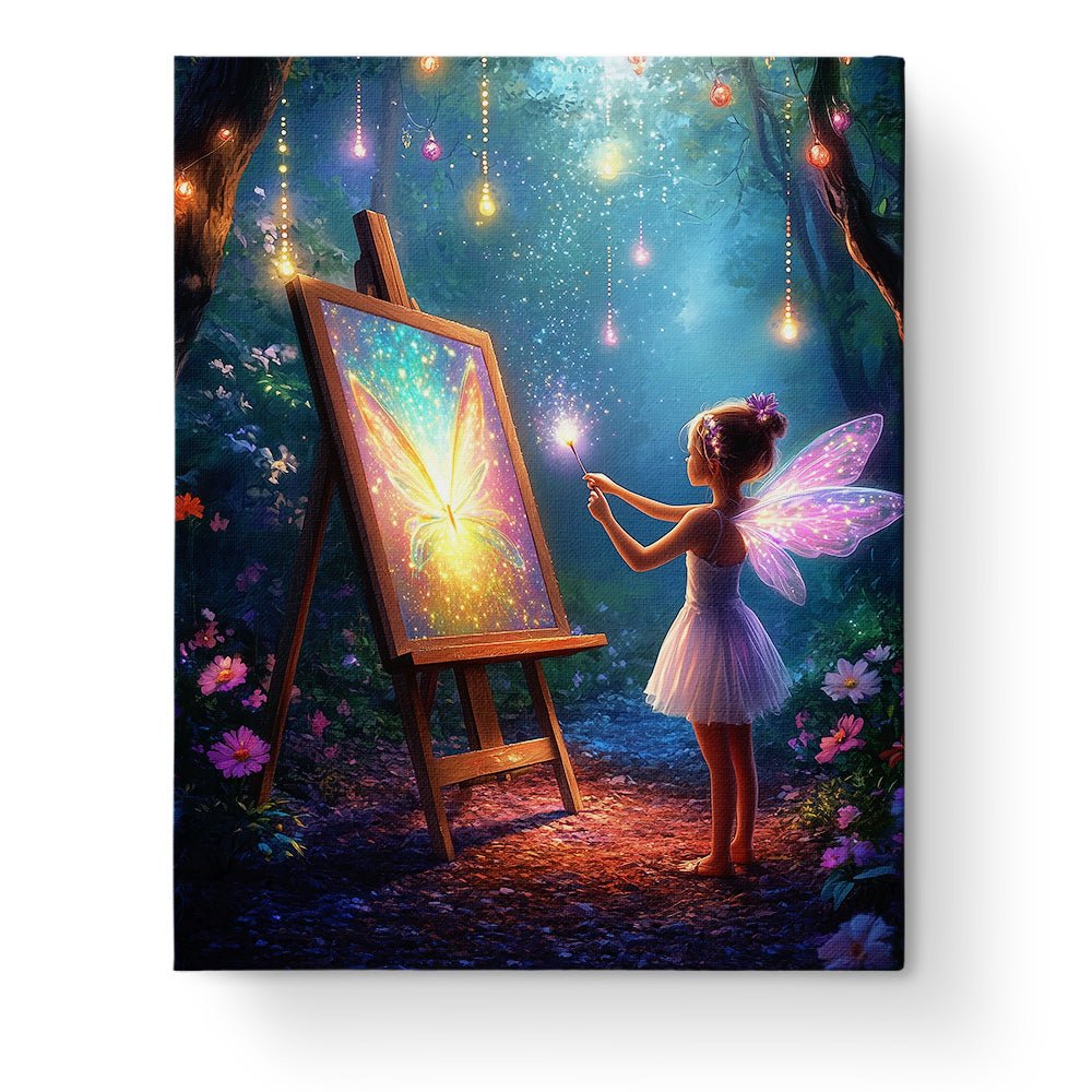 Fairy Painting Magic - Fairy Tail - BestPaintByNumbers - Paint by Numbers Custom Kit