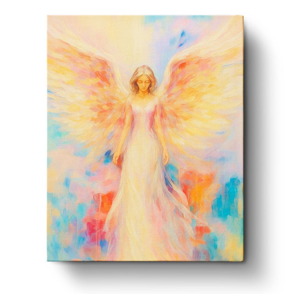 Guardian Angel in Pastels - Mexico - BestPaintByNumbers - Paint by Numbers Custom Kit