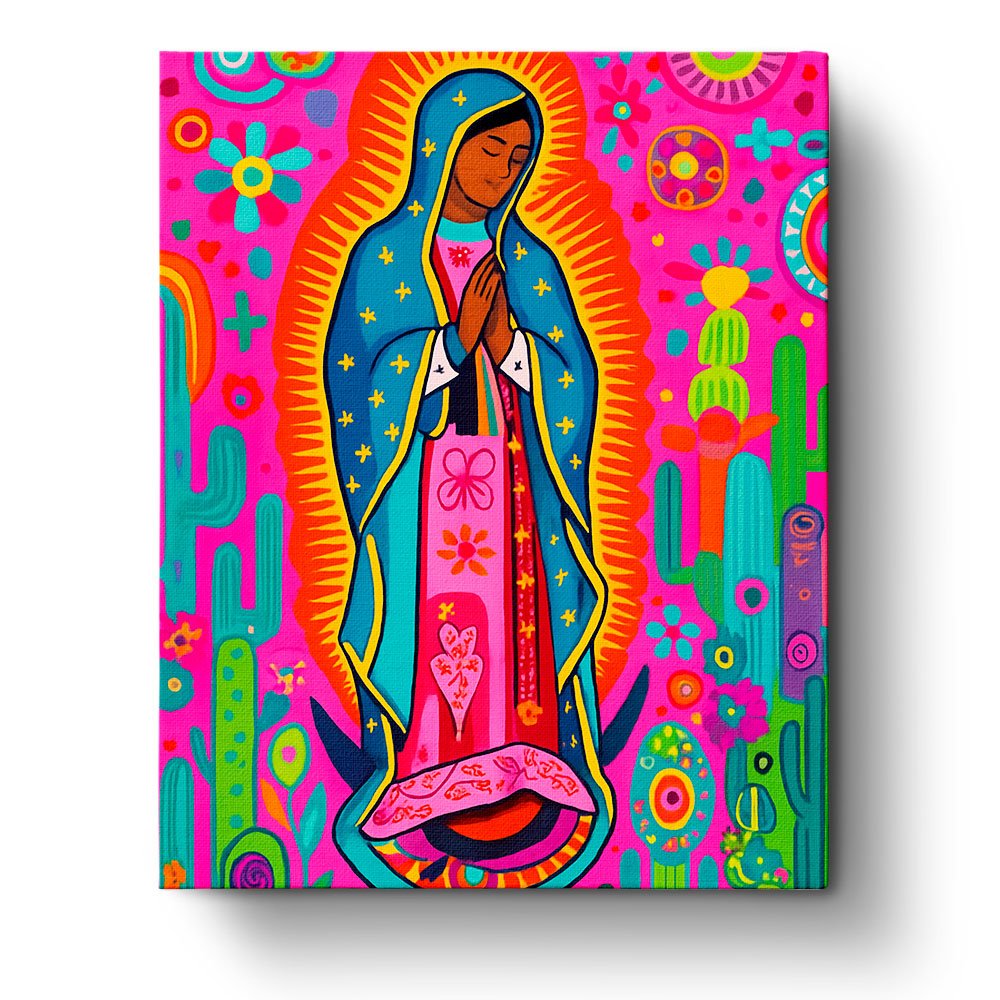 Holiday of Guadalupe - Mexico - BestPaintByNumbers - Paint by Numbers Custom Kit