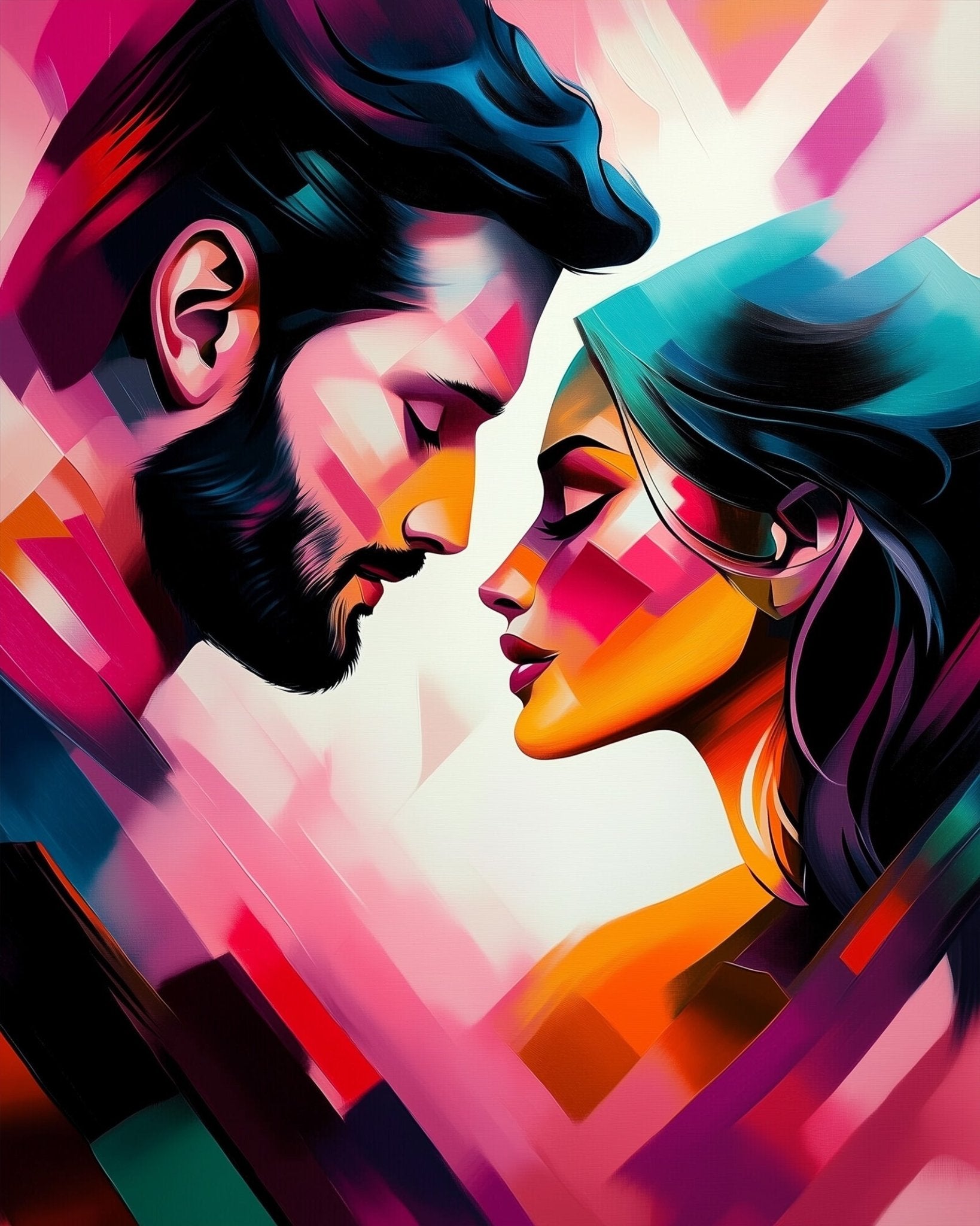 Intimate Connection - Romance - BestPaintByNumbers - Paint by Numbers Custom Kit