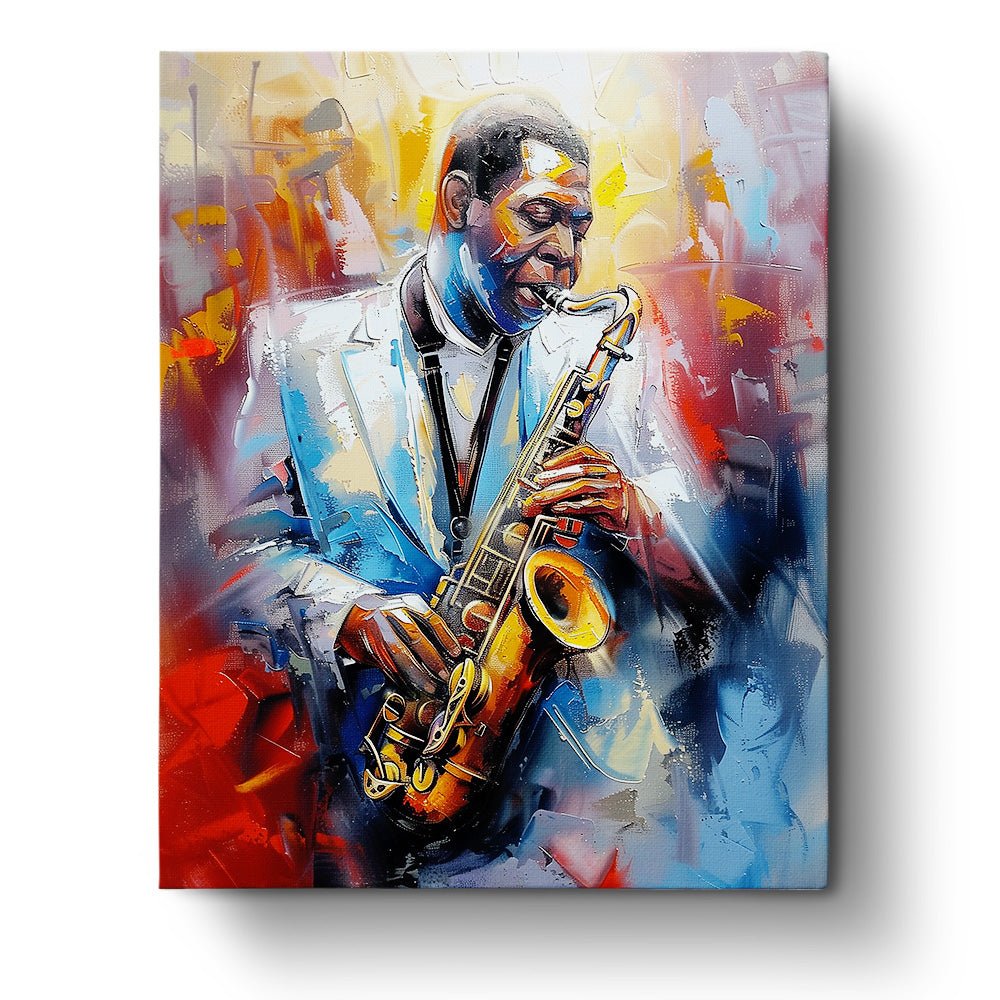 Jazz Saxophone Bliss - USA - BestPaintByNumbers - Paint by Numbers Custom Kit