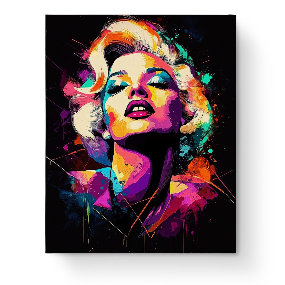 Marilyn Monroe Portrait - Painting - BestPaintByNumbers - Paint by Numbers Custom Kit