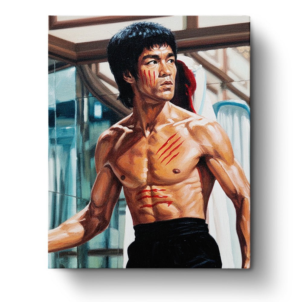 Martial Artist Icon - Movies - BestPaintByNumbers - Paint by Numbers Custom Kit
