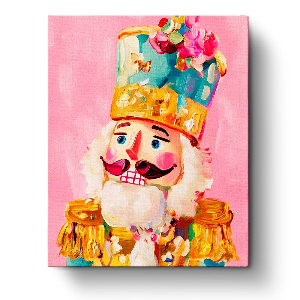 Nutcracker Brilliance - Christmas - BestPaintByNumbers - Paint by Numbers Custom Kit