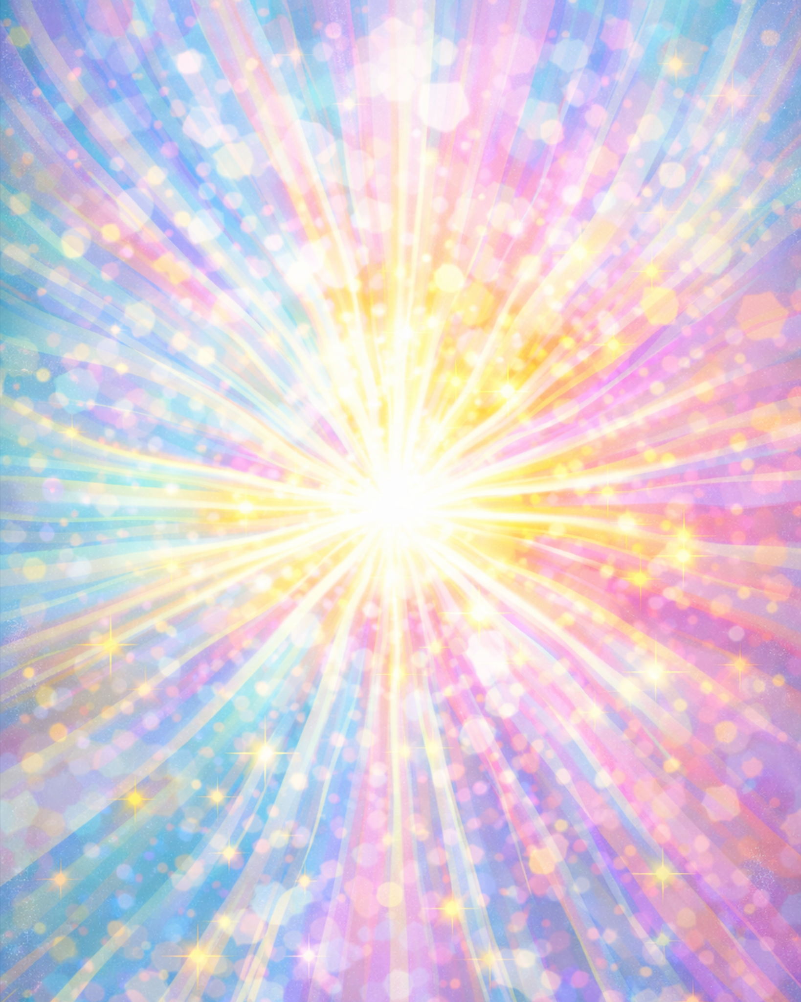 Radiant Aura Burst - Meditation - BestPaintByNumbers - Paint by Numbers Custom Kit