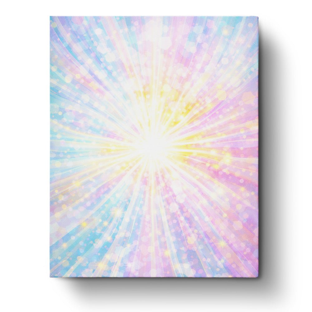 Radiant Aura Burst - Meditation - BestPaintByNumbers - Paint by Numbers Custom Kit