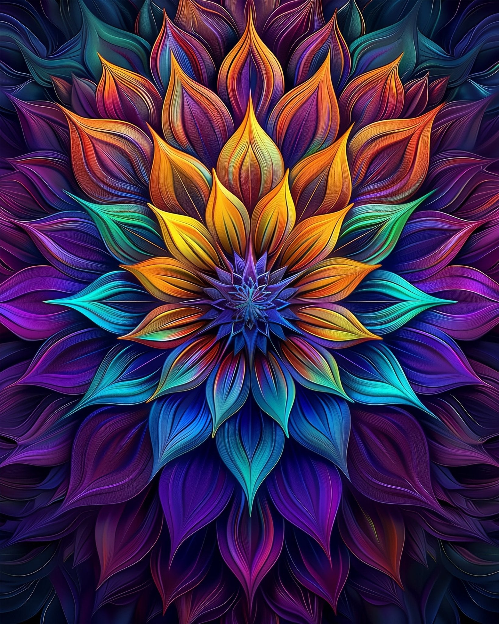 Create colorful mandala art, fixed kit, 24 colors. Enjoy stress relief with BestPaintByNumbers.