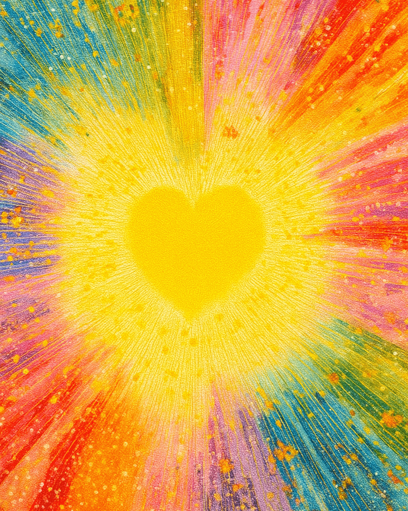 Radiant Heart Burst - Mexico - BestPaintByNumbers - Paint by Numbers Custom Kit