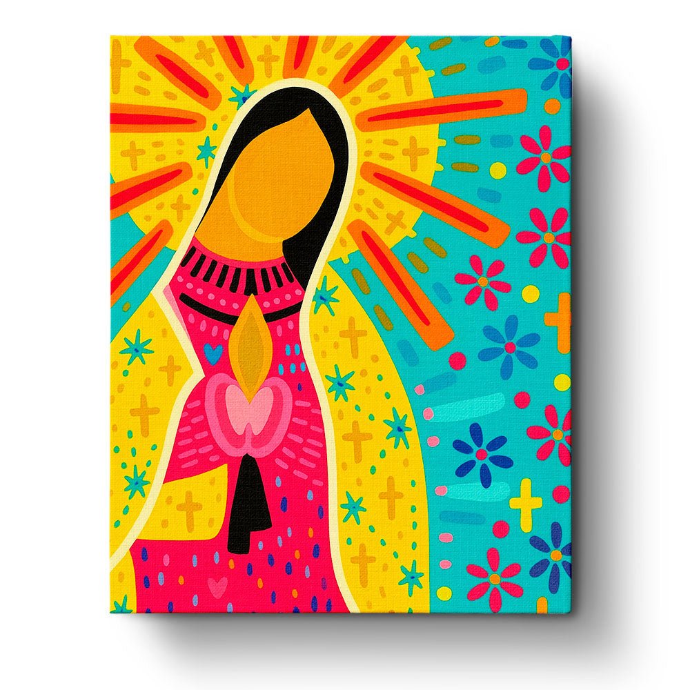 Radiant Mexican Icon - Mexico - BestPaintByNumbers - Paint by Numbers Custom Kit