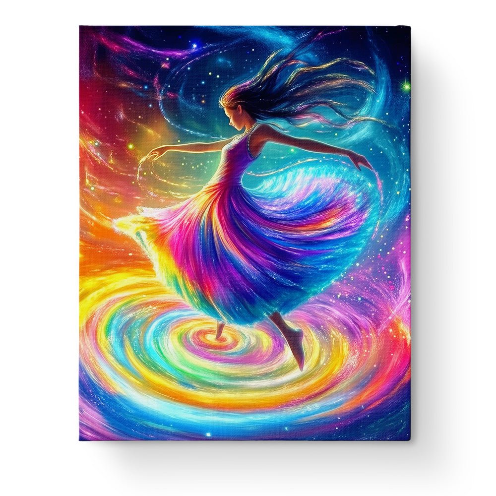 Rainbow Dancer - Meditation - BestPaintByNumbers - Paint by Numbers Custom Kit